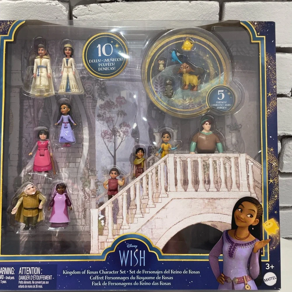 Disney Wish “Kingdom of Roses Character -  10 Piece Play-set Action Figures